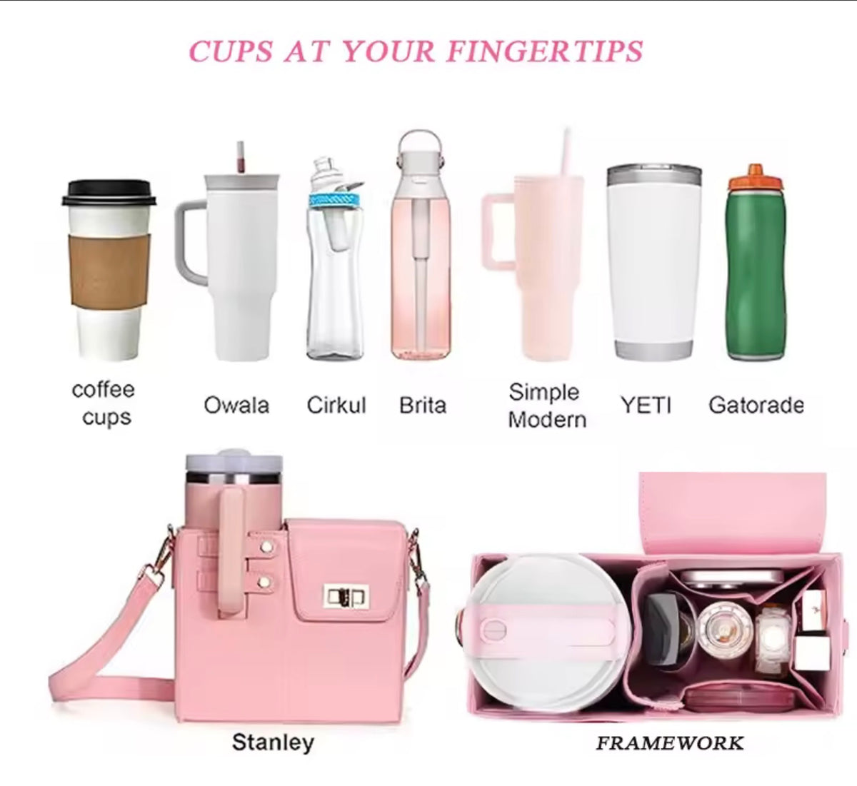 Outdoor Water Bottle Bag Portable Crossbody Multifunctional Universal Protection Pouch Single Shoulder Solid Color Storage