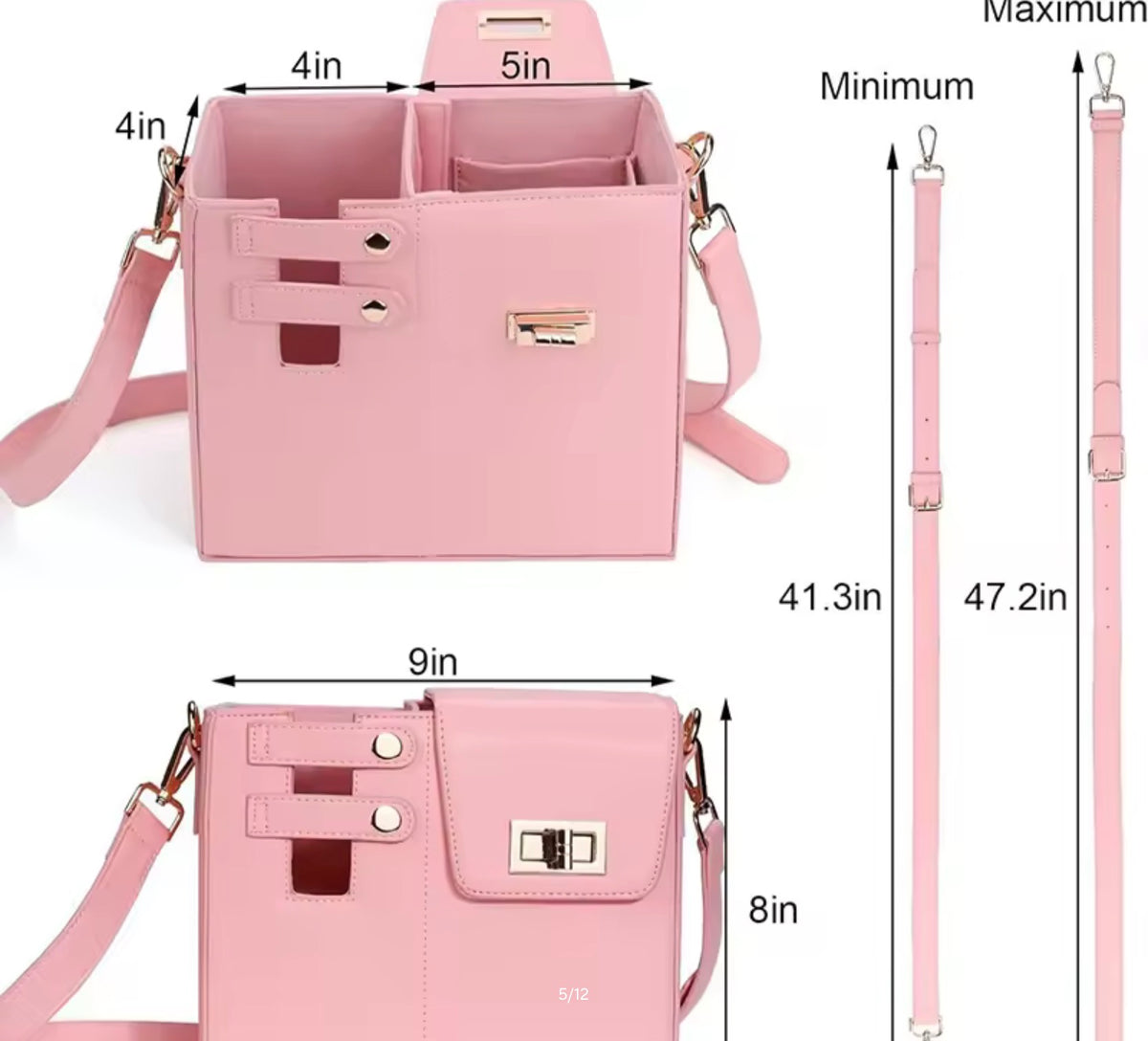 Outdoor Water Bottle Bag Portable Crossbody Multifunctional Universal Protection Pouch Single Shoulder Solid Color Storage