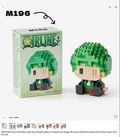 ONE PIECE Sun God Nika Luffy Micro Building Block Chopper Ace Buggy 3D Anime Model Assembly Mini Bricks Figure Toys