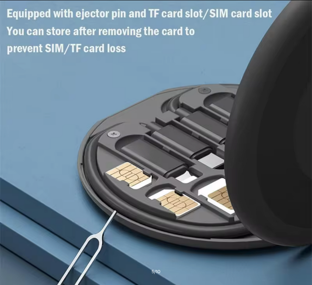 60W USB Data Fast Cable Micro USB Charge Line Multi-function Mini Digital Charging Cable Storage Box Cable Protector