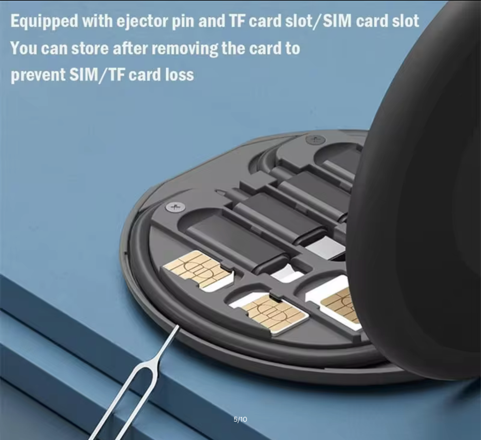 60W USB Data Fast Cable Micro USB Charge Line Multi-function Mini Digital Charging Cable Storage Box Cable Protector