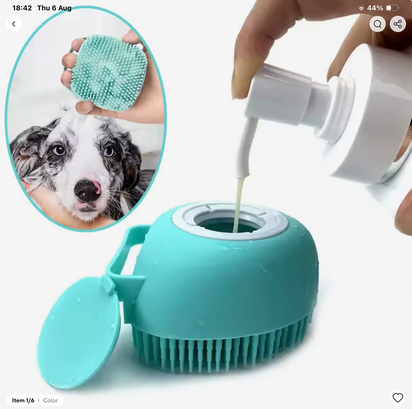 Pet Bath Massage Gloves – Soft Silicone Brush for Dogs & Cats