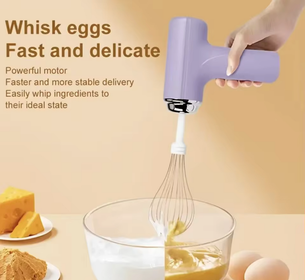 Electric Egg Beater Rechargeable Handheld Hand Mixer