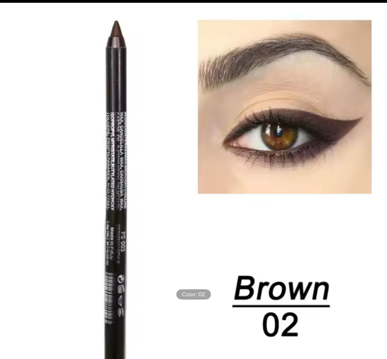 Silkworm Pearlescent Eyeshadow Pen Eyeliner Gel Pen Waterproof Eyebrow Pen High Gloss Colour Eyeliner Pen Long-Lasting Cosmetics