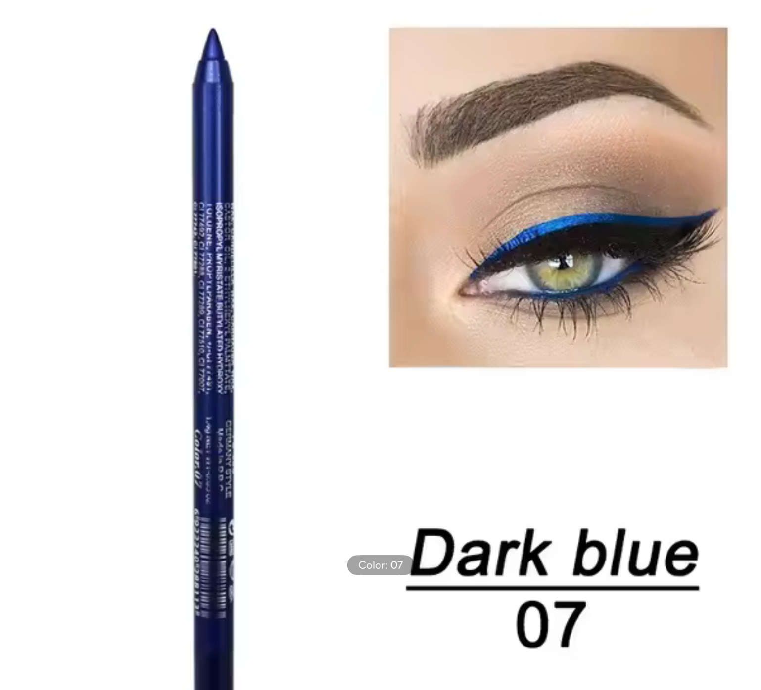 Silkworm Pearlescent Eyeshadow Pen Eyeliner Gel Pen Waterproof Eyebrow Pen High Gloss Colour Eyeliner Pen Long-Lasting Cosmetics