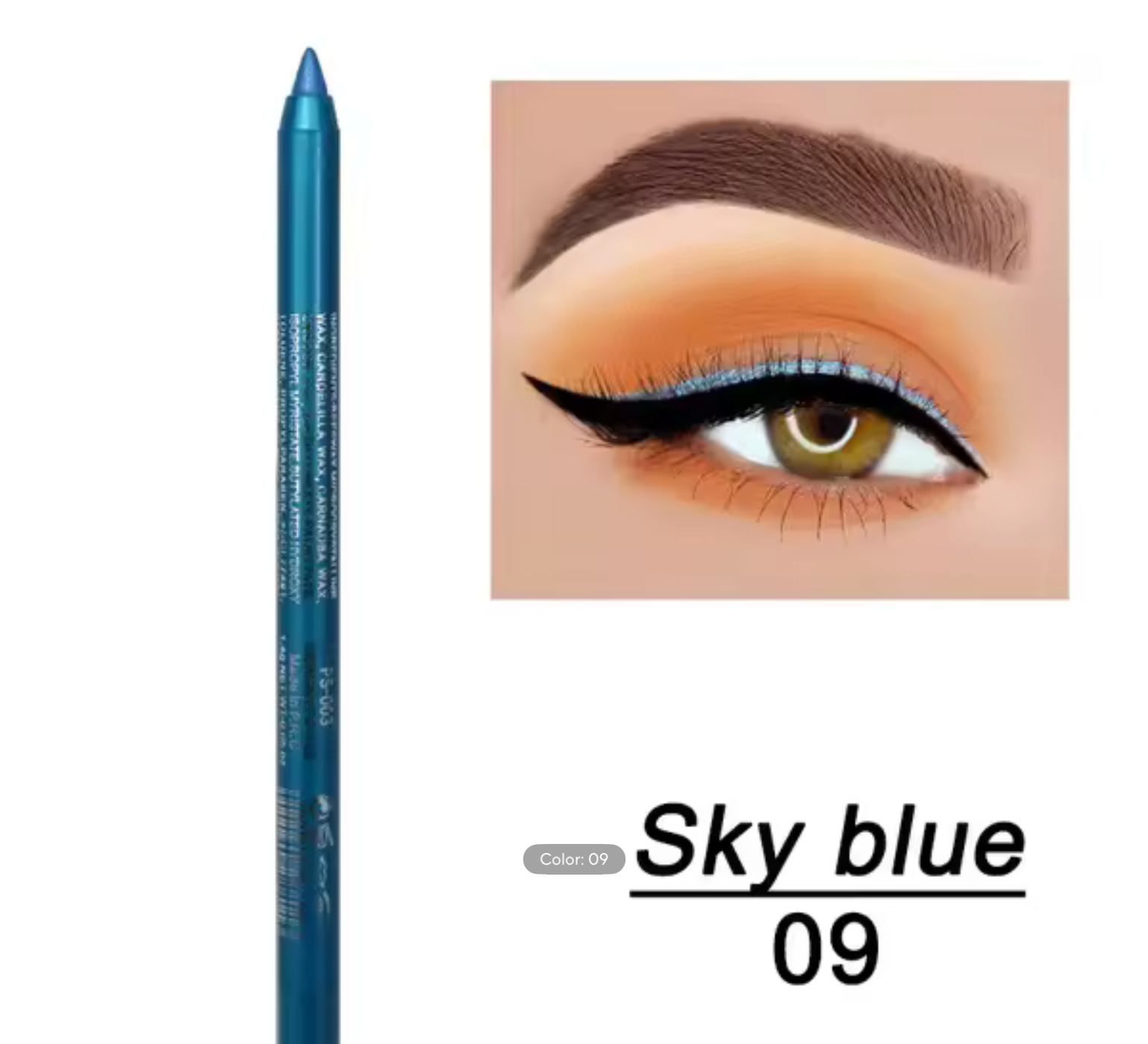 Silkworm Pearlescent Eyeshadow Pen Eyeliner Gel Pen Waterproof Eyebrow Pen High Gloss Colour Eyeliner Pen Long-Lasting Cosmetics