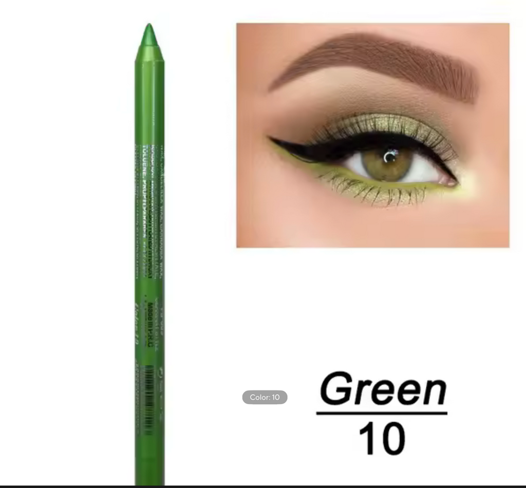 Silkworm Pearlescent Eyeshadow Pen Eyeliner Gel Pen Waterproof Eyebrow Pen High Gloss Colour Eyeliner Pen Long-Lasting Cosmetics