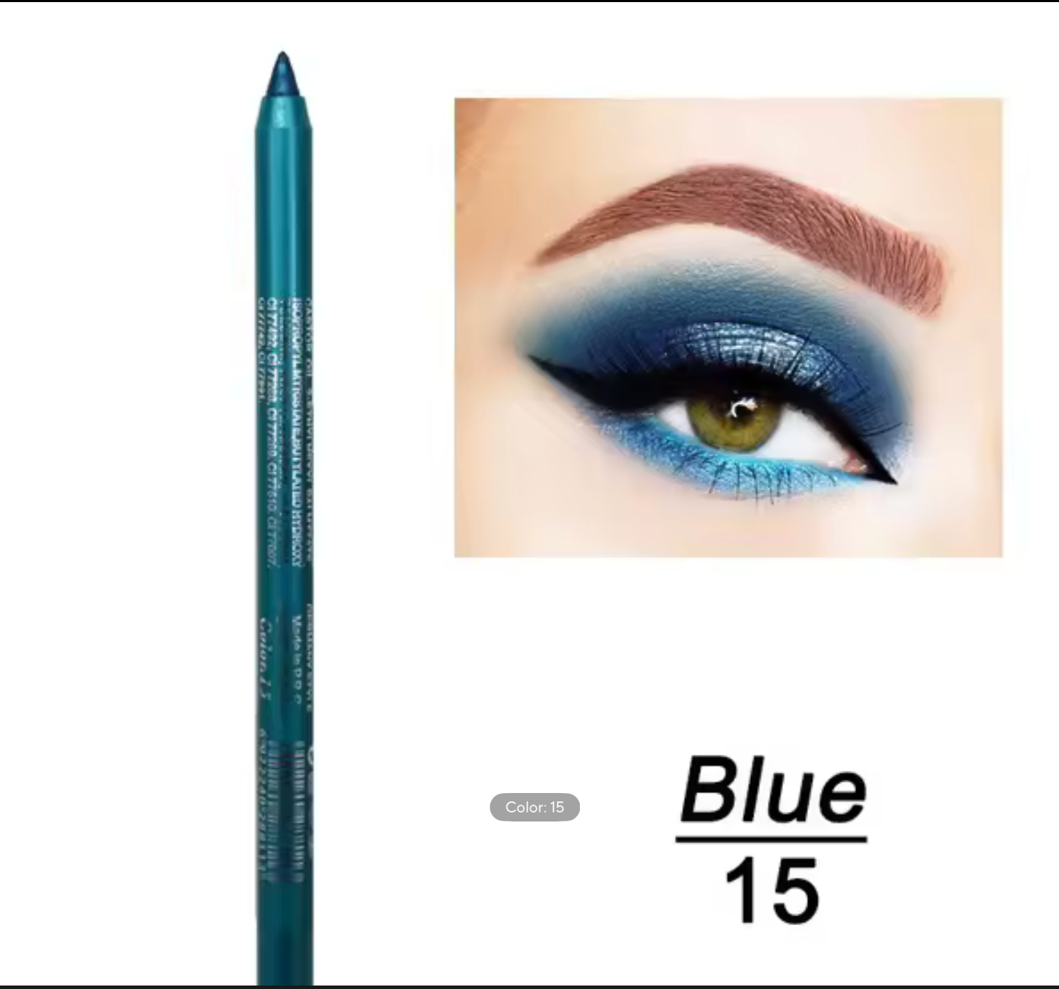 Silkworm Pearlescent Eyeshadow Pen Eyeliner Gel Pen Waterproof Eyebrow Pen High Gloss Colour Eyeliner Pen Long-Lasting Cosmetics