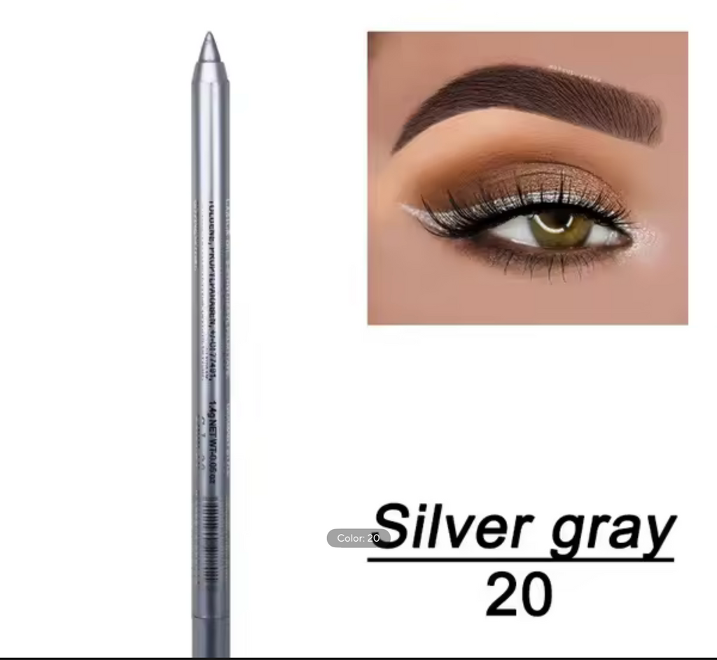 Silkworm Pearlescent Eyeshadow Pen Eyeliner Gel Pen Waterproof Eyebrow Pen High Gloss Colour Eyeliner Pen Long-Lasting Cosmetics