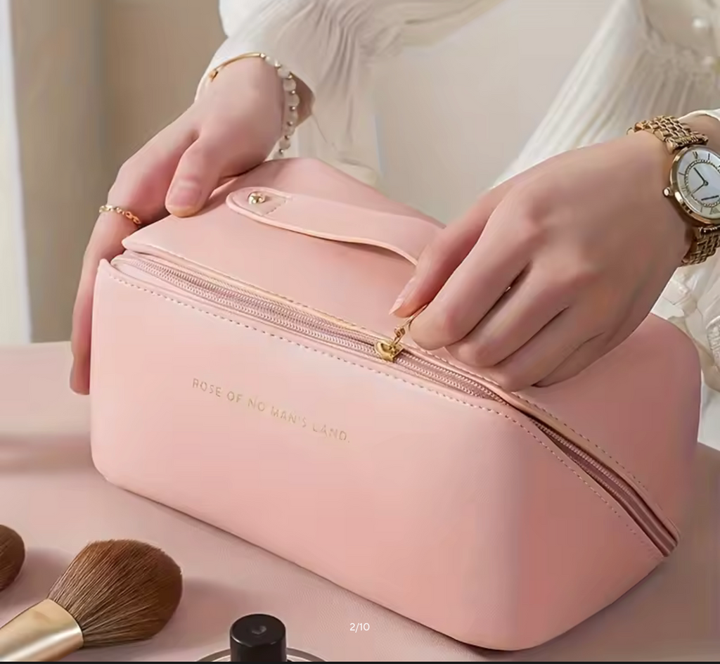Makeup Organizer Female Toiletry Kit Bag Make Up Case Storage Pouch Luxury Lady Box, Cosmetic Bag, Organizer Bag For Travel Zip