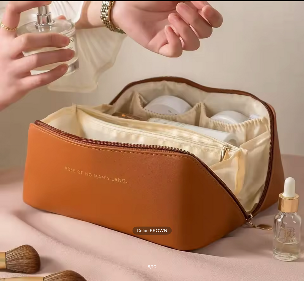 Makeup Organizer Female Toiletry Kit Bag Make Up Case Storage Pouch Luxury Lady Box, Cosmetic Bag, Organizer Bag For Travel Zip