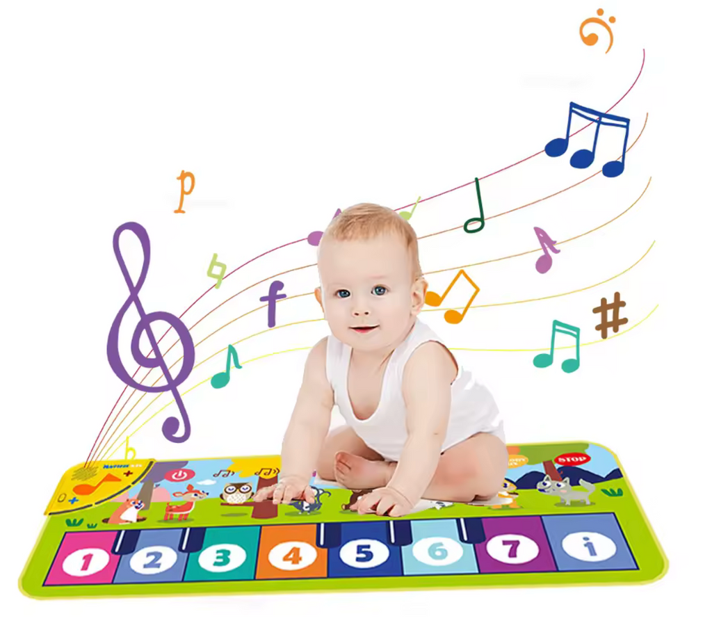 Piano Mat for Kids Kids Toddlers Floor Keyboard Dance Mat Baby Fitness Play Musical Carpet Music Instrument Toys Girl Boy Gift