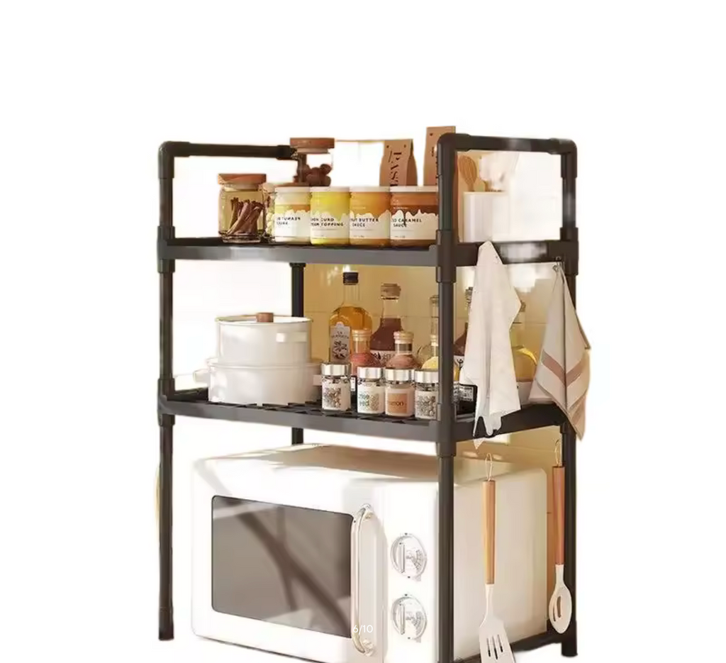 Multifunctional Kitchen Storage Rack Microwave Oven Organizer