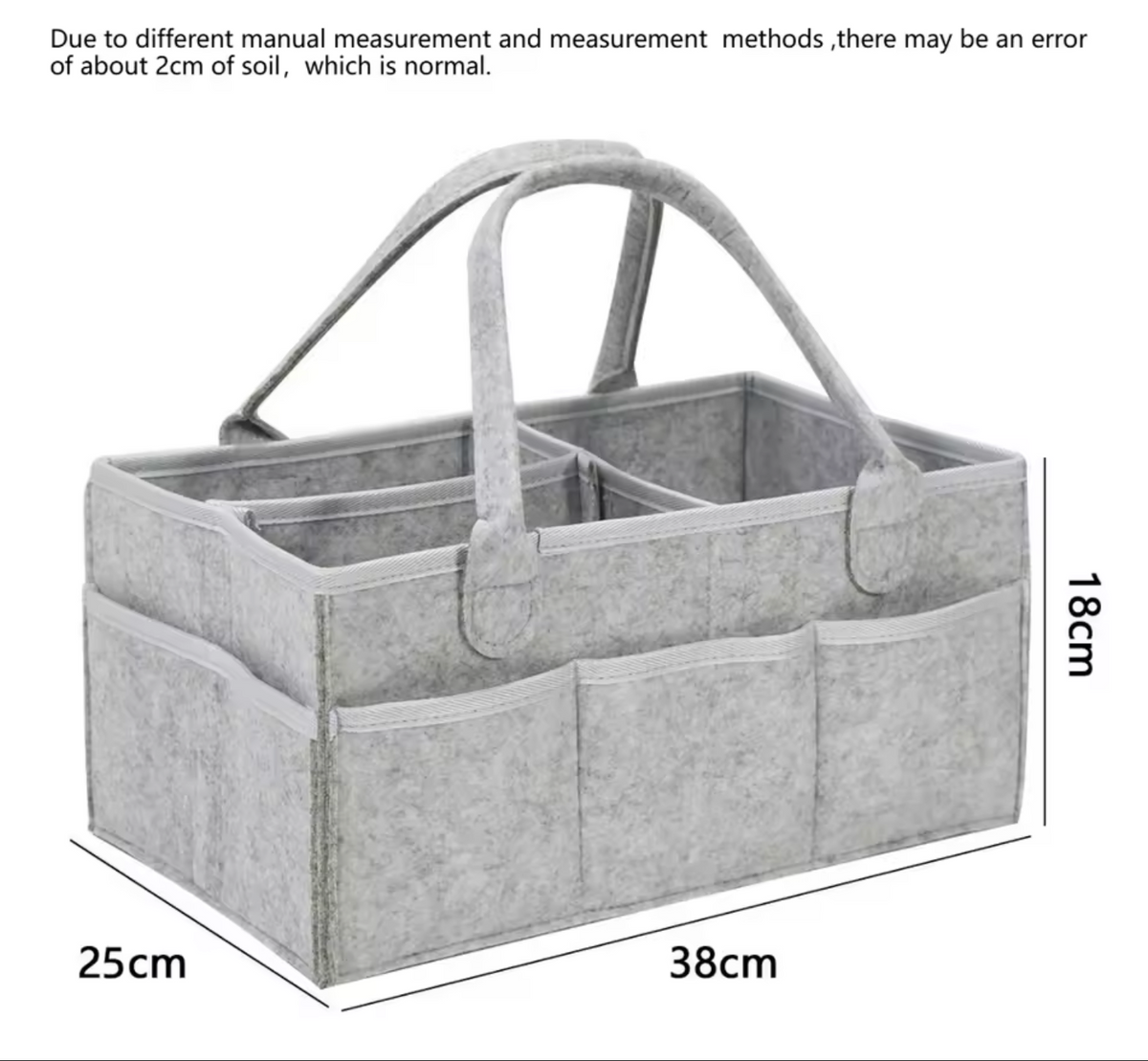 Children's Felt Diaper Storage Bag Baby Miscellaneous Toys Diapers Large Capacity Felt Diaper Bag