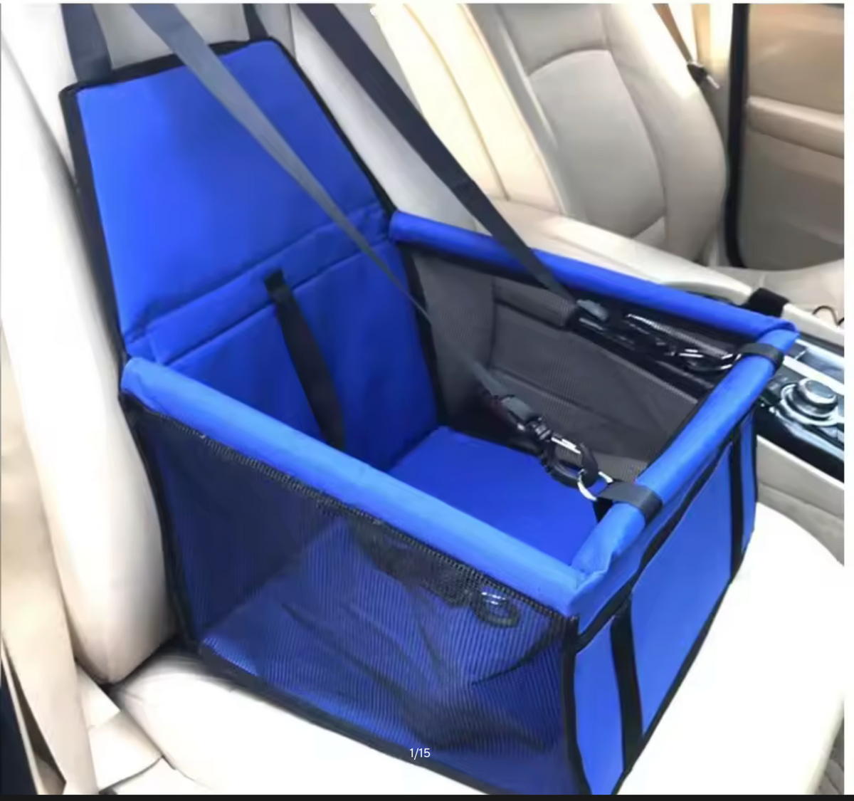Dog Car Seat Cover Pet Transport Carrier Folding Hammock for Small Dogs