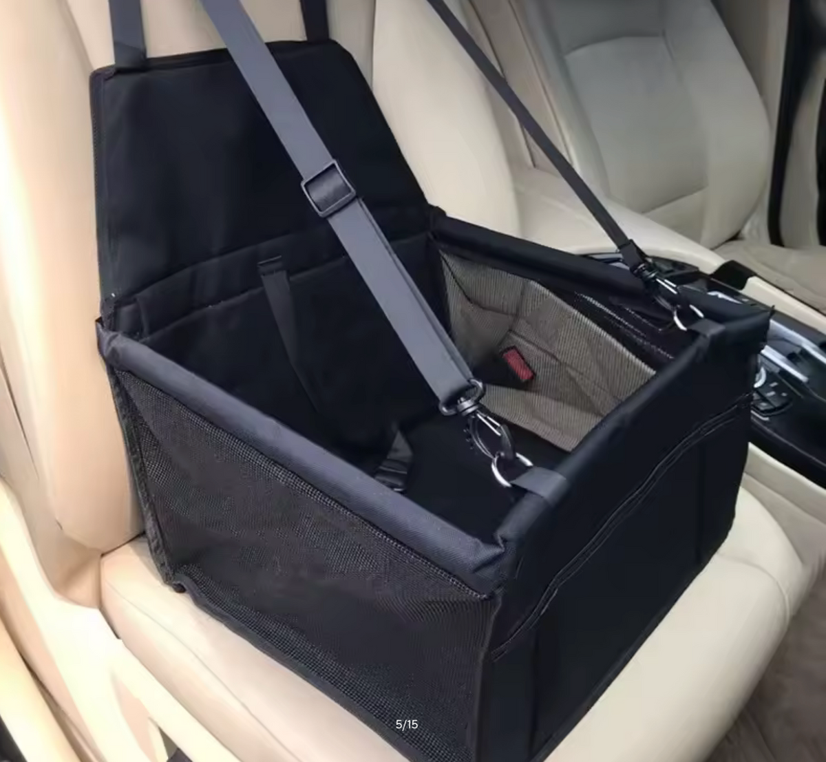 Dog Car Seat Cover Pet Transport Carrier Folding Hammock for Small Dogs