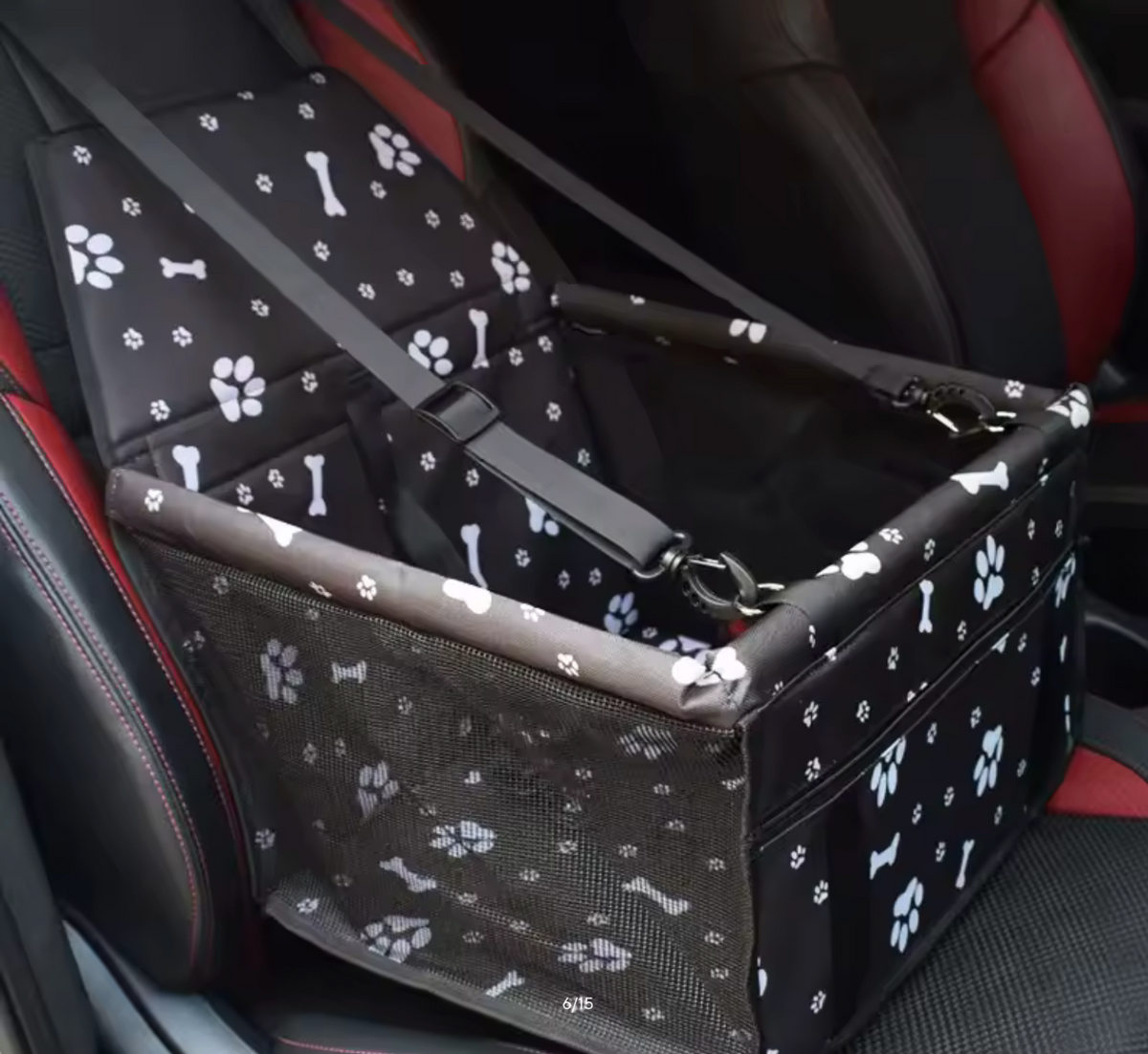 Dog Car Seat Cover Pet Transport Carrier Folding Hammock for Small Dogs