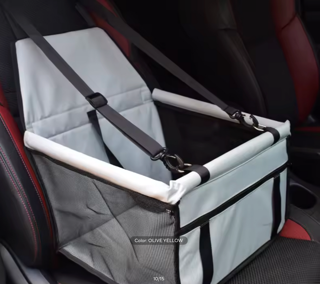 Dog Car Seat Cover Pet Transport Carrier Folding Hammock for Small Dogs
