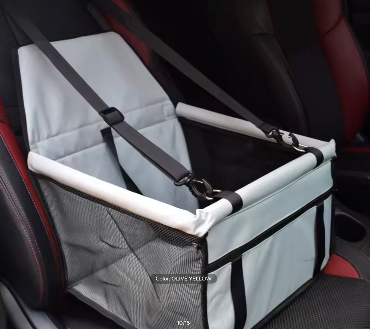 Dog Car Seat Cover Pet Transport Carrier Folding Hammock for Small Dogs