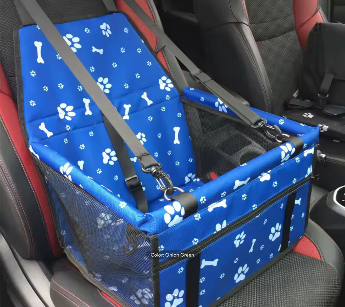 Dog Car Seat Cover Pet Transport Carrier Folding Hammock for Small Dogs