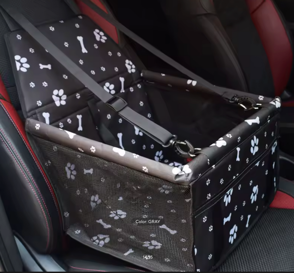 Dog Car Seat Cover Pet Transport Carrier Folding Hammock for Small Dogs