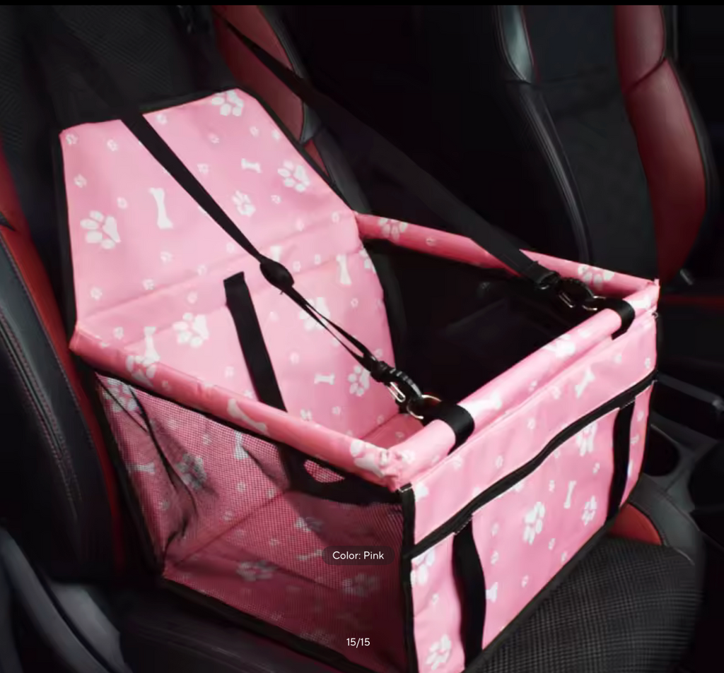 Dog Car Seat Cover Pet Transport Carrier Folding Hammock for Small Dogs