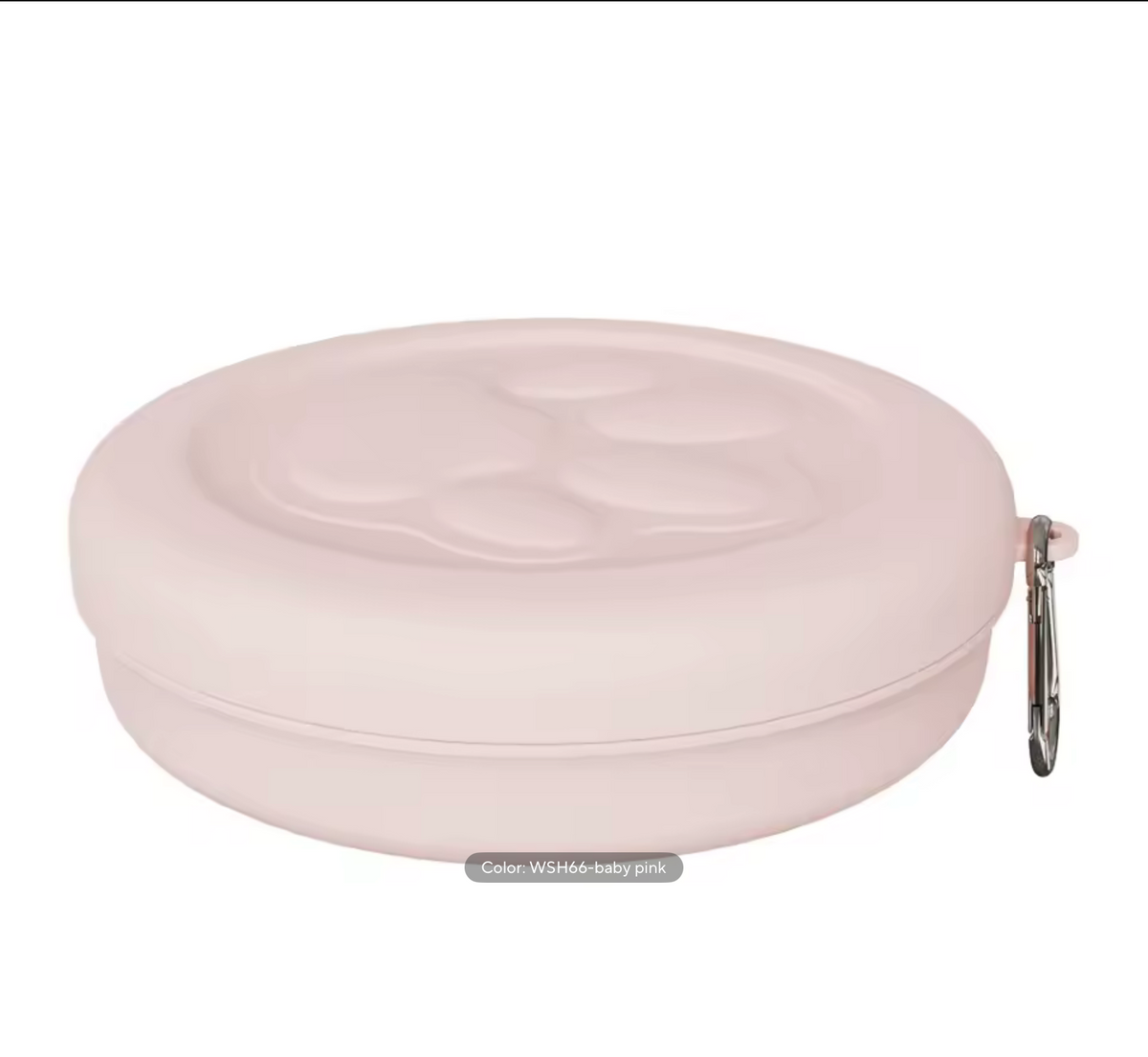 Portable Outdoor Pet Bowl: 2-in-1 Travel Dog Food/Water Dish with Treat Compartment for Hiking, Camping, and On-the-Go Feeding