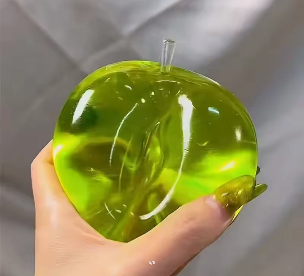 Green Apple Squeeze Toys Stress Relief Vent Fidget Toys Plasticity Squeeze Toy Relaxing Gift for Friends