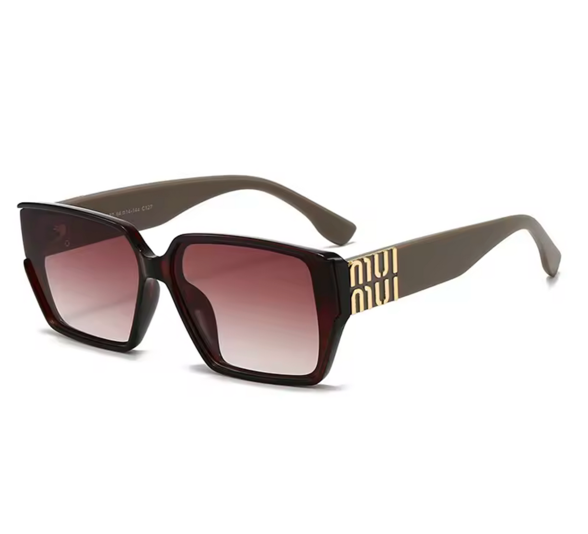 Fashion MM Designer Sunglasses for Women and Men Stylish Square Luxury Glasses Unisex Trend Vintage Shades UV400