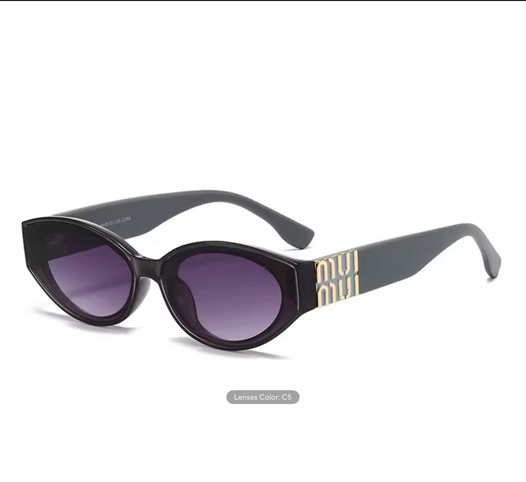 MUI MUI Glasses Stylish Fashion Designer Women Men Sunglasses Cute Oval Trending Shades Unisex Glamour Eyewear UV400