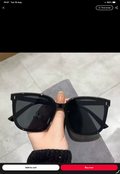 Sunglasses Trend Men Women Driving UV Protection Large Frame Square Sunglasses