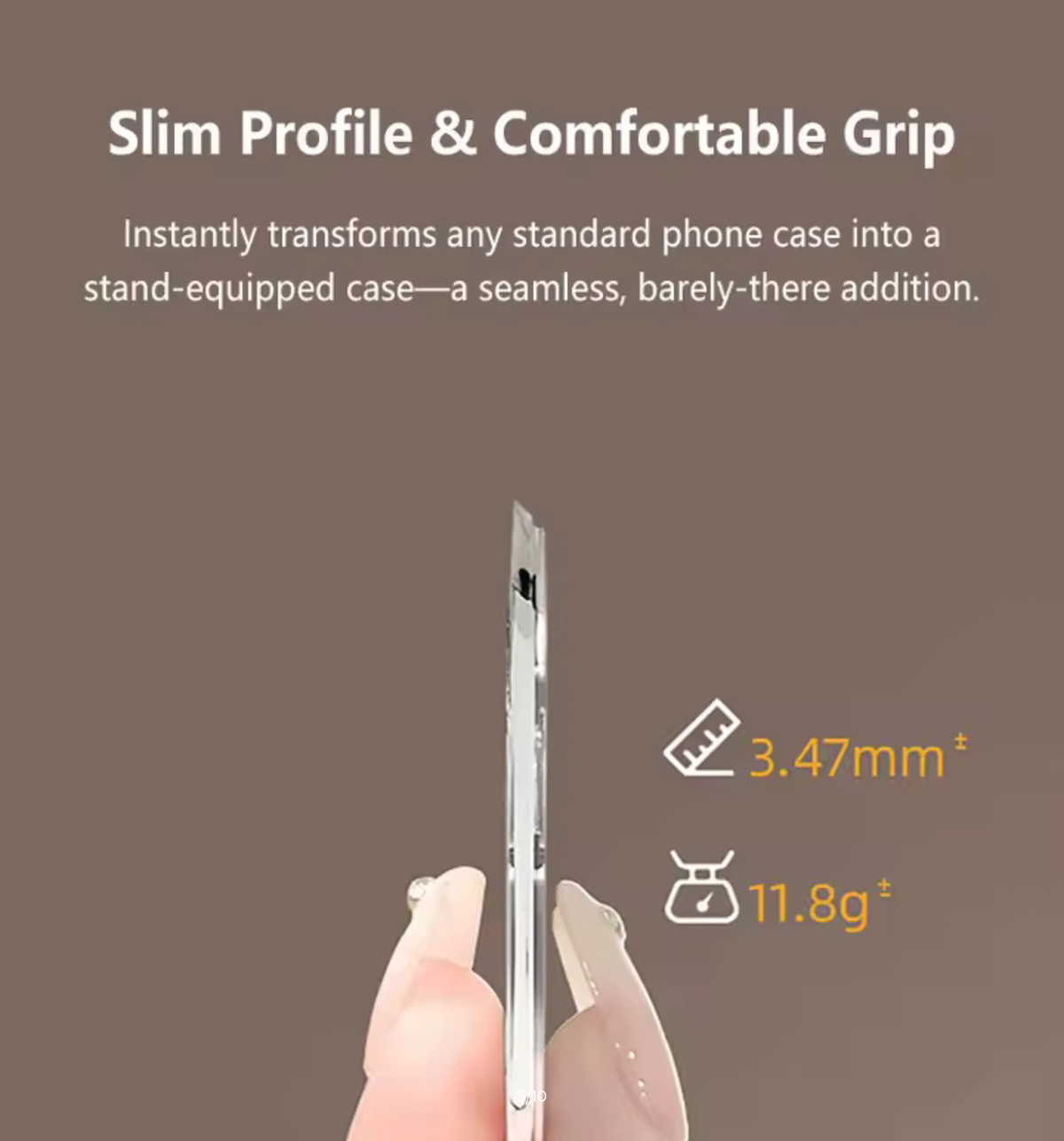 360° Rotating Magnetic Phone Stand With Mirror Invisible Back Sticker Holder Universal Foldable Bracket For Women 2026