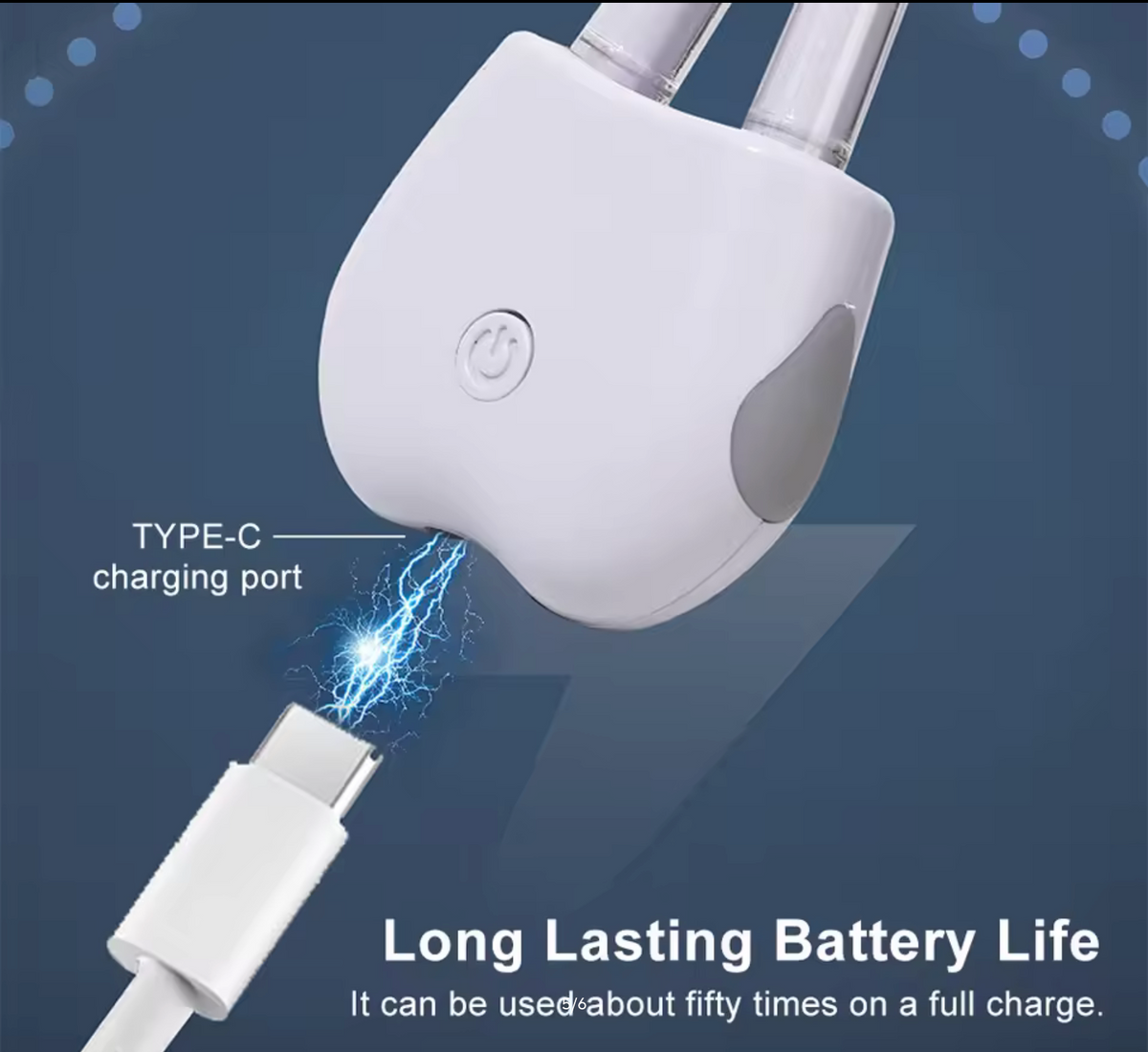 Smart Nasal Red Light Device, Portable Rechargeable Nasal Device for Allergy & Sinus Chronic Rhinitis / Itchy / Runny Nose Care