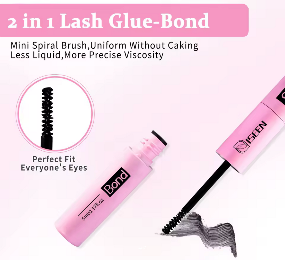 ISEEN Lash Bond and Seal 10ml for Lash Clusters