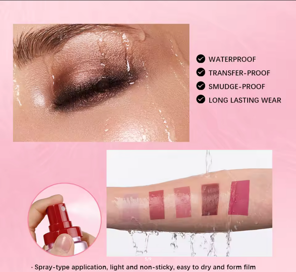 Mattifying Waterproof Setting Spray – Glossy & Matte Finish for All Skin Types