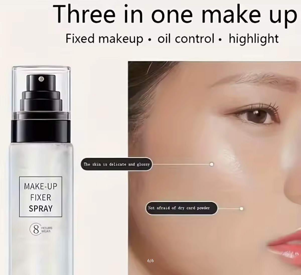 100ml Makeup Setting Spray – Long Lasting Oil Control & Hydrating Makeup Fixer for Women