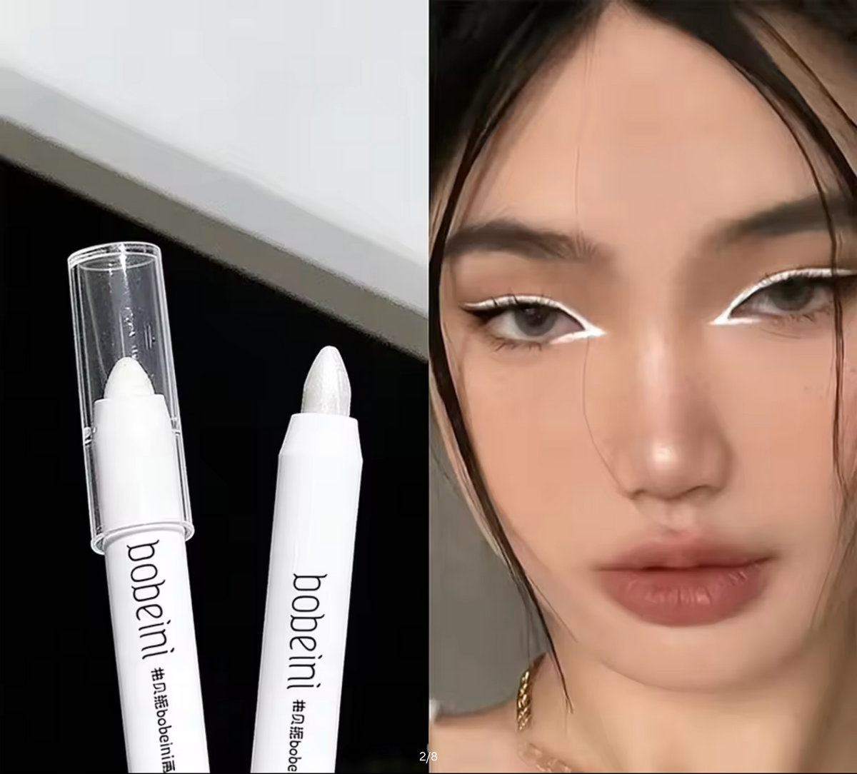 Shimmering Highlight Stick – Glitter White Eyeshadow Pencil & Dazzling Makeup Highlighter