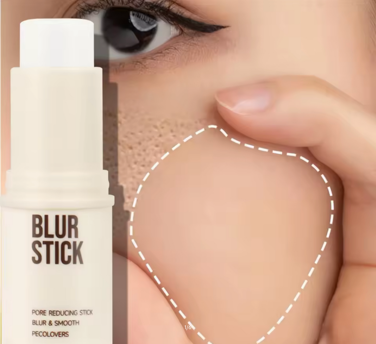 Invisible Pore Base Stick – Facial Makeup Primer Milk, Matte Finish Concealer, Natural Finish