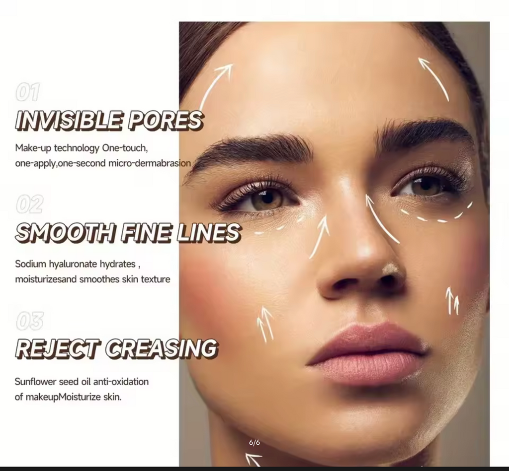 Invisible Pore Base Stick – Facial Makeup Primer Milk, Matte Finish Concealer, Natural Finish