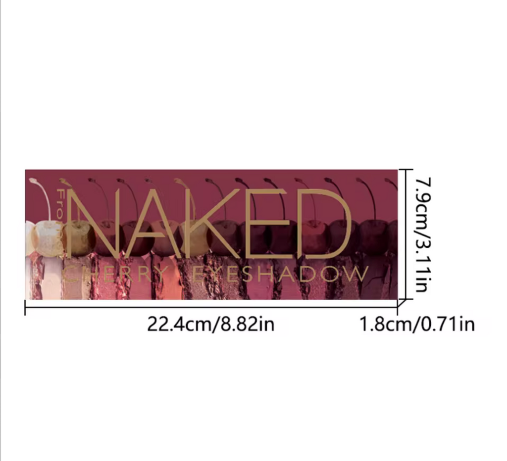 12 Colors Eyeshadow Palette – Long Lasting Easy Makeup, Brown & Pink Shades