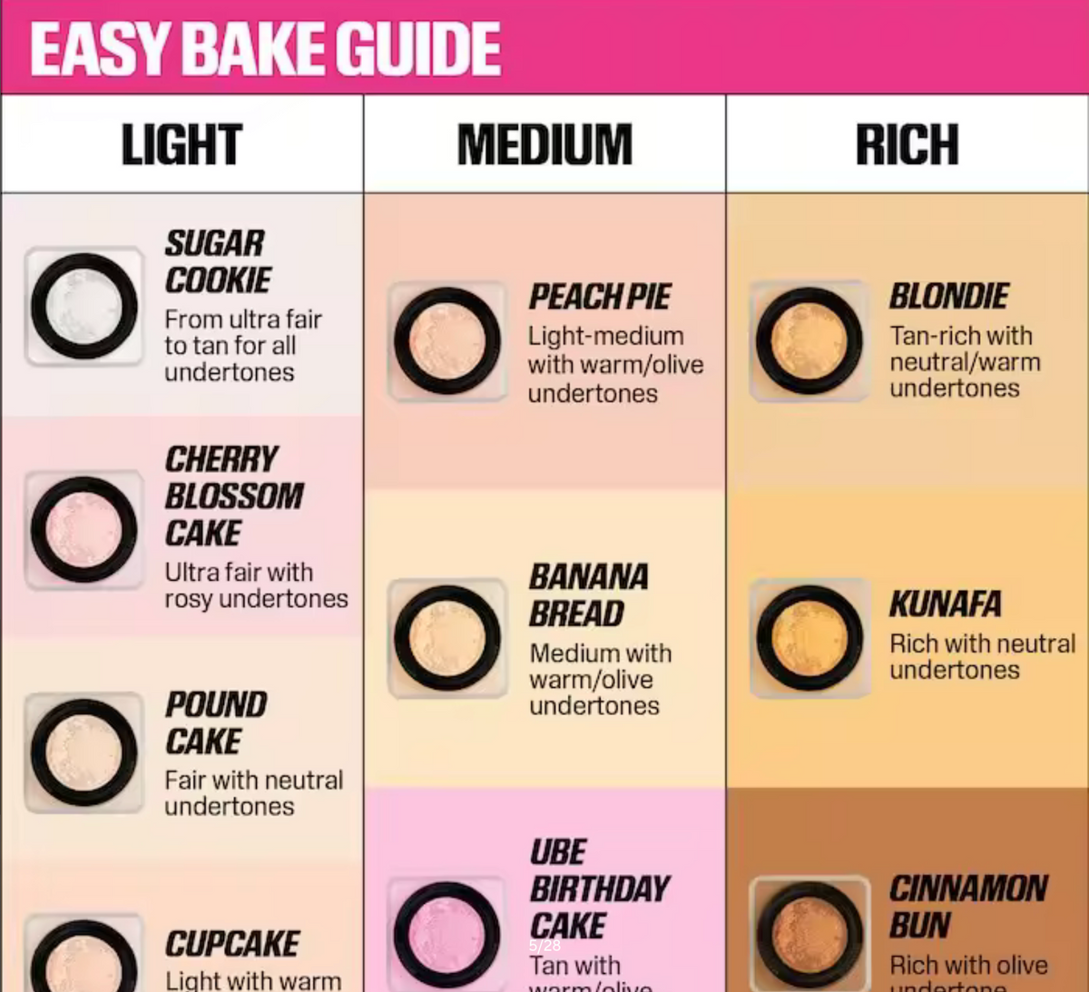 HudaBeauty Easy Bake Loose Powder Brightening Correcting Duo LongLasting Oil Control Natural Face Waterproof Brightening Makeup