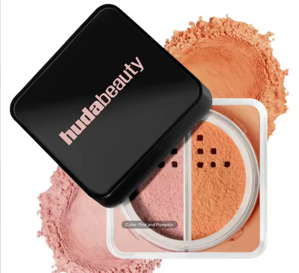 HudaBeauty Easy Bake Loose Powder Brightening Correcting Duo LongLasting Oil Control Natural Face Waterproof Brightening Makeup