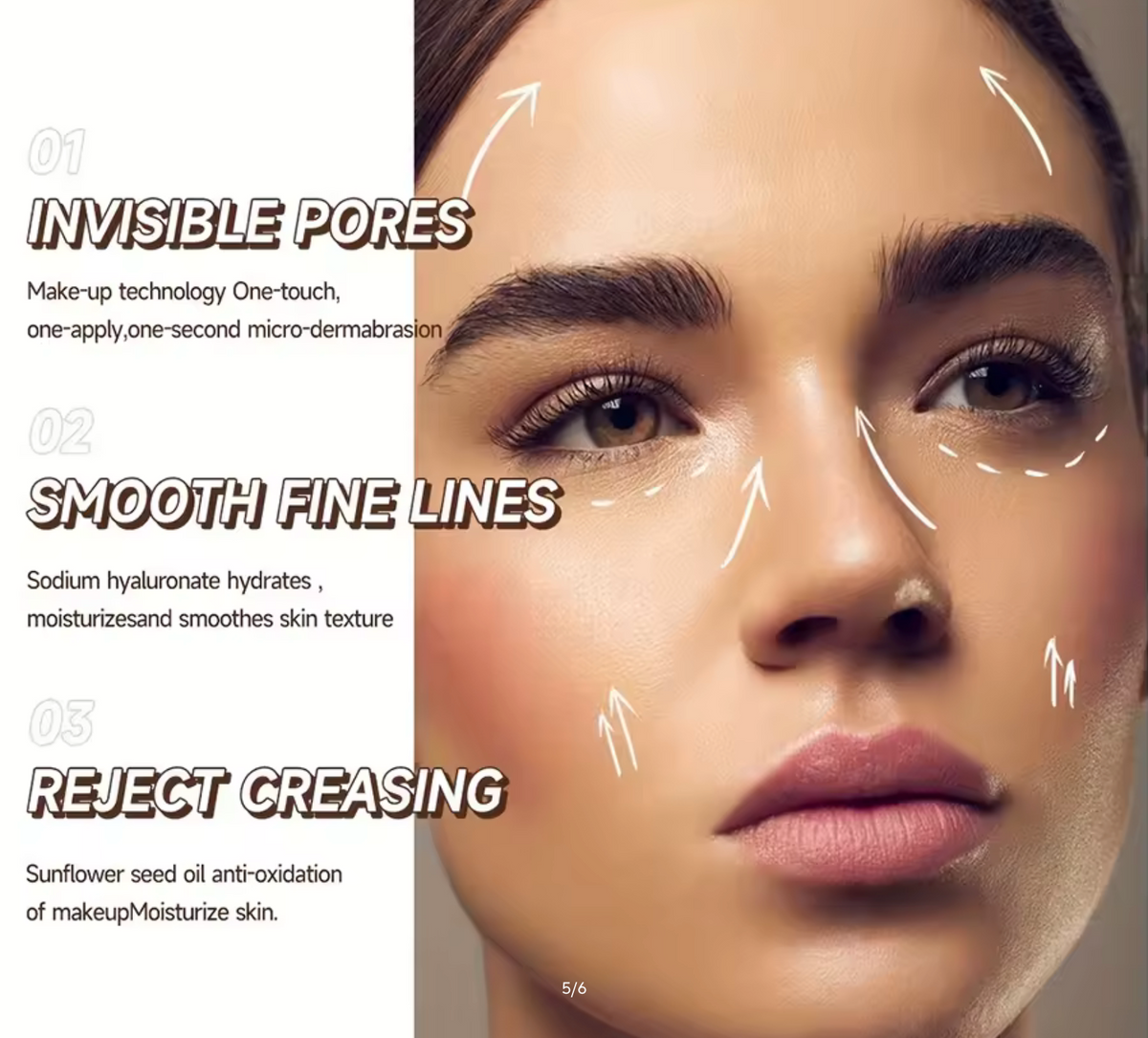 Invisible Pore Stick Makeup Primer Long Lasting Waterproof Base Holding Pre Makeup Cream Moisturizing Jelly Primer Lotion Base