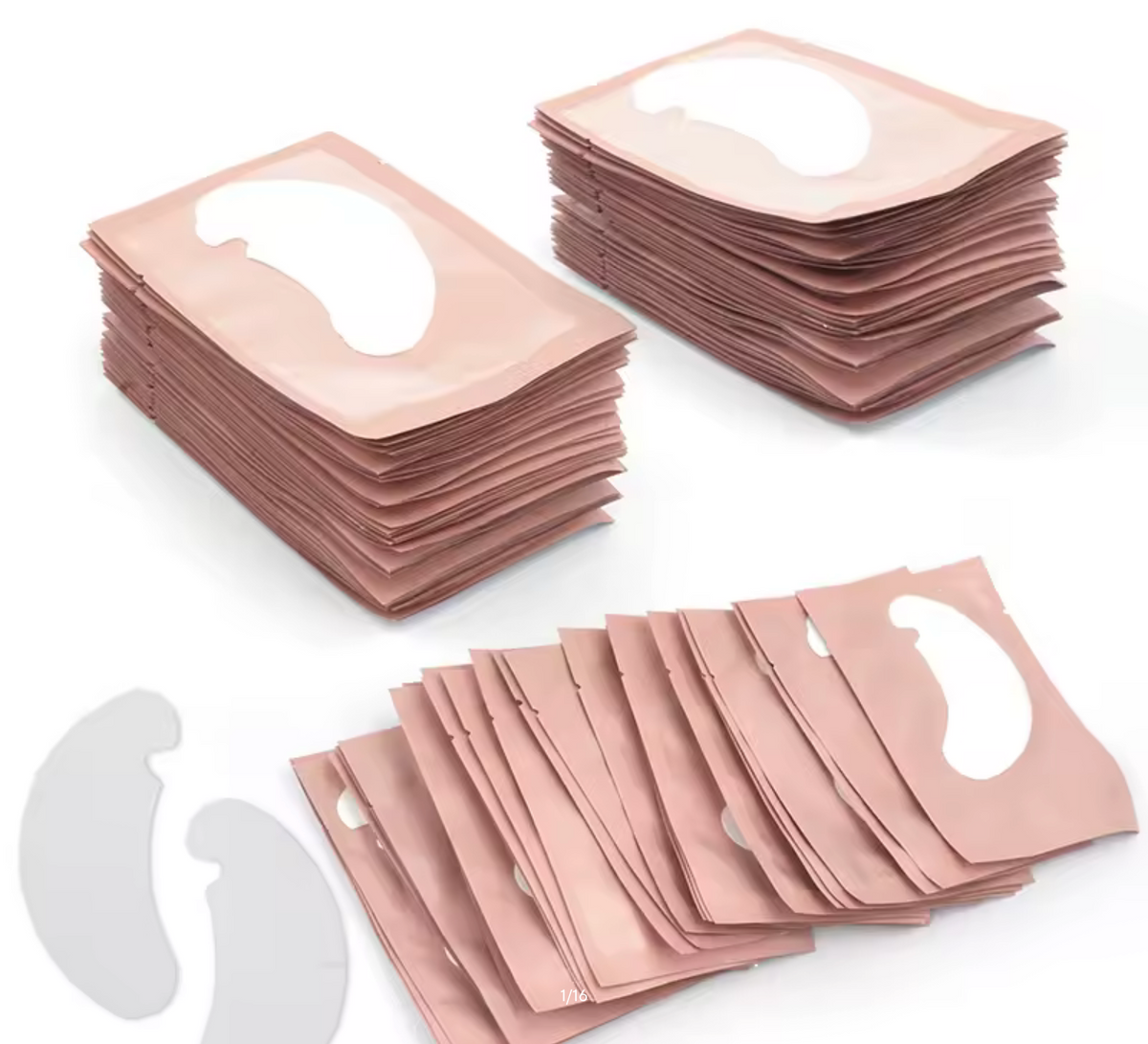 50 Pairs Eye Pads for Eyelash Extension – Hydrogel Under Eye Patches