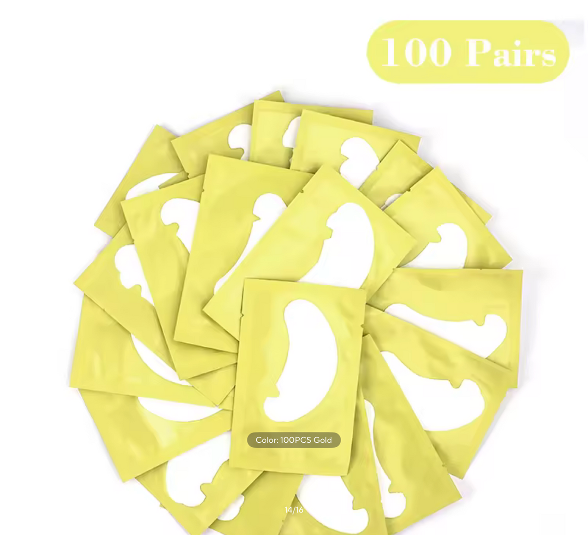 50 Pairs Eye Pads for Eyelash Extension – Hydrogel Under Eye Patches