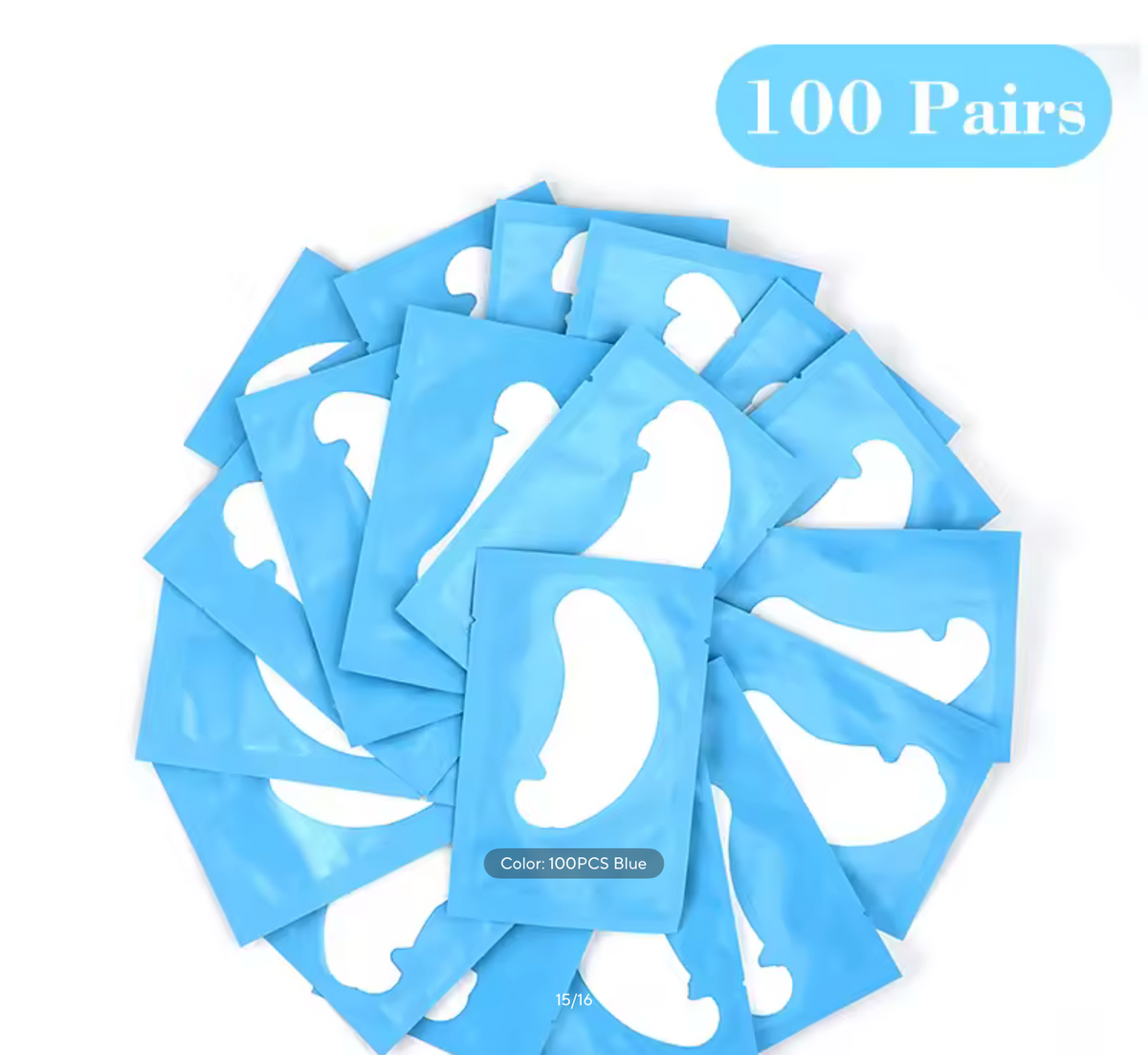 50 Pairs Eye Pads for Eyelash Extension – Hydrogel Under Eye Patches