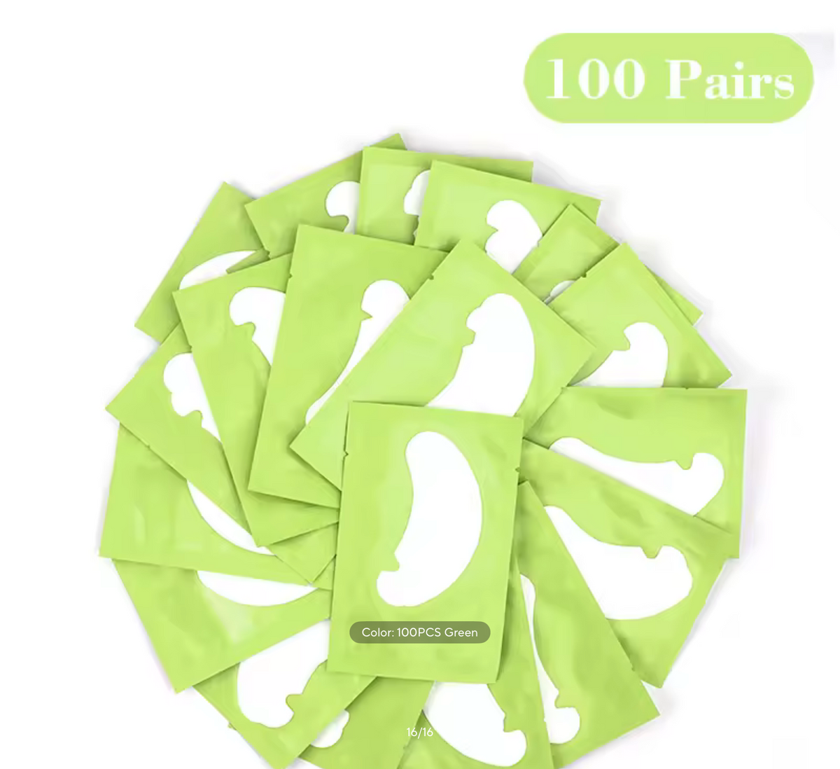 50 Pairs Eye Pads for Eyelash Extension – Hydrogel Under Eye Patches