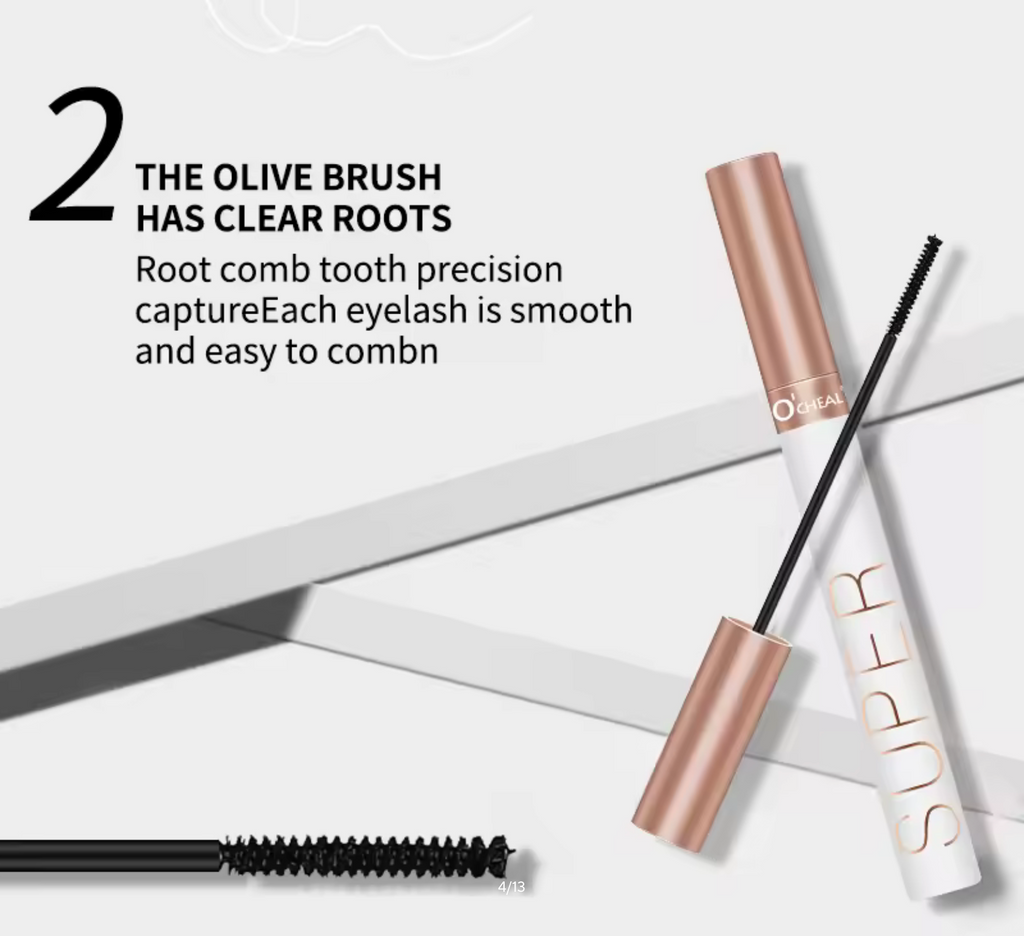 O'cheal Mascara Black Lash Eyelash Brush 3D Silk Thick Curling Lengthening Eyes Lashes Beauty Makeup Cosmetics Extension Mascara