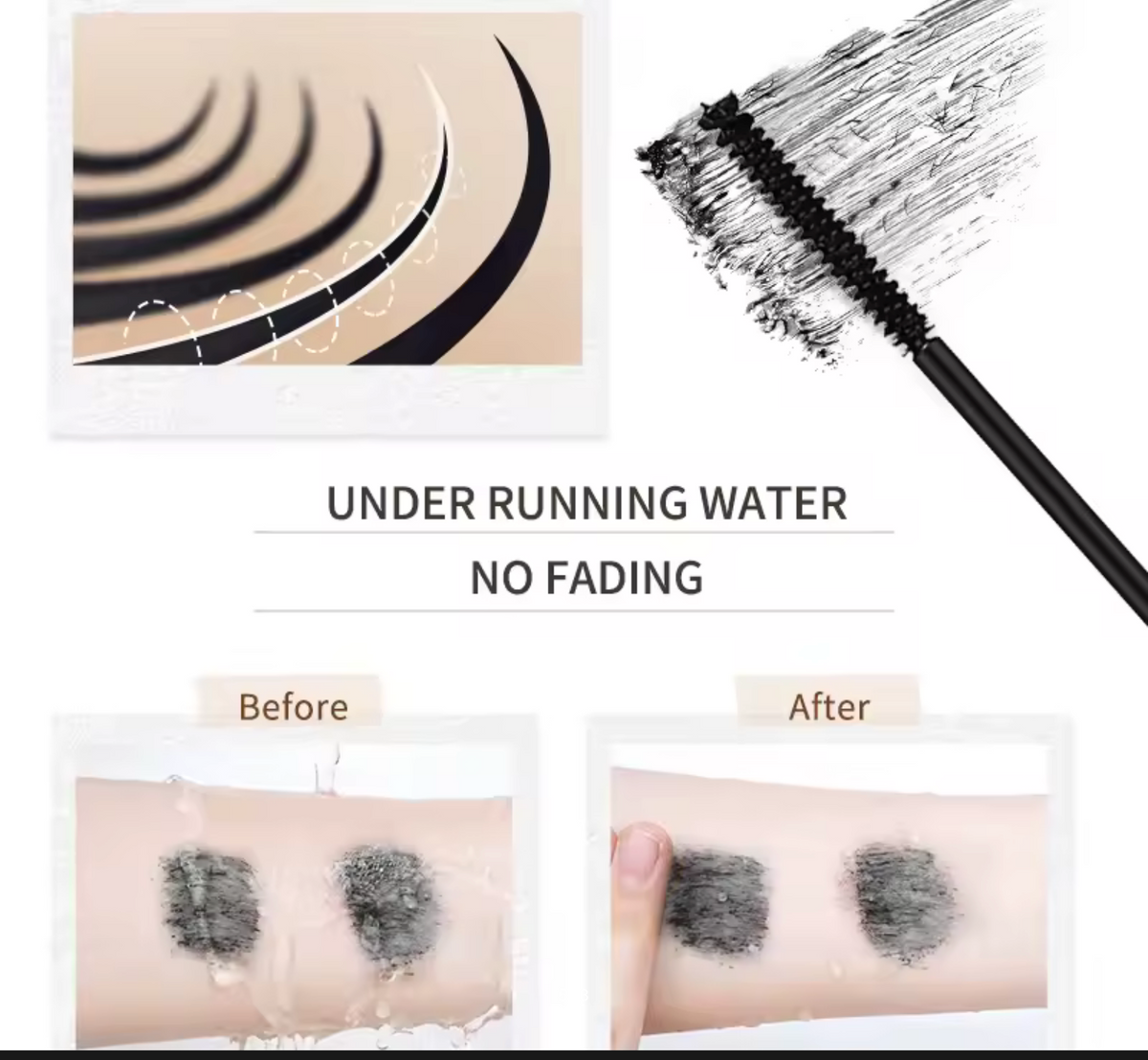 O'cheal Mascara Black Lash Eyelash Brush 3D Silk Thick Curling Lengthening Eyes Lashes Beauty Makeup Cosmetics Extension Mascara