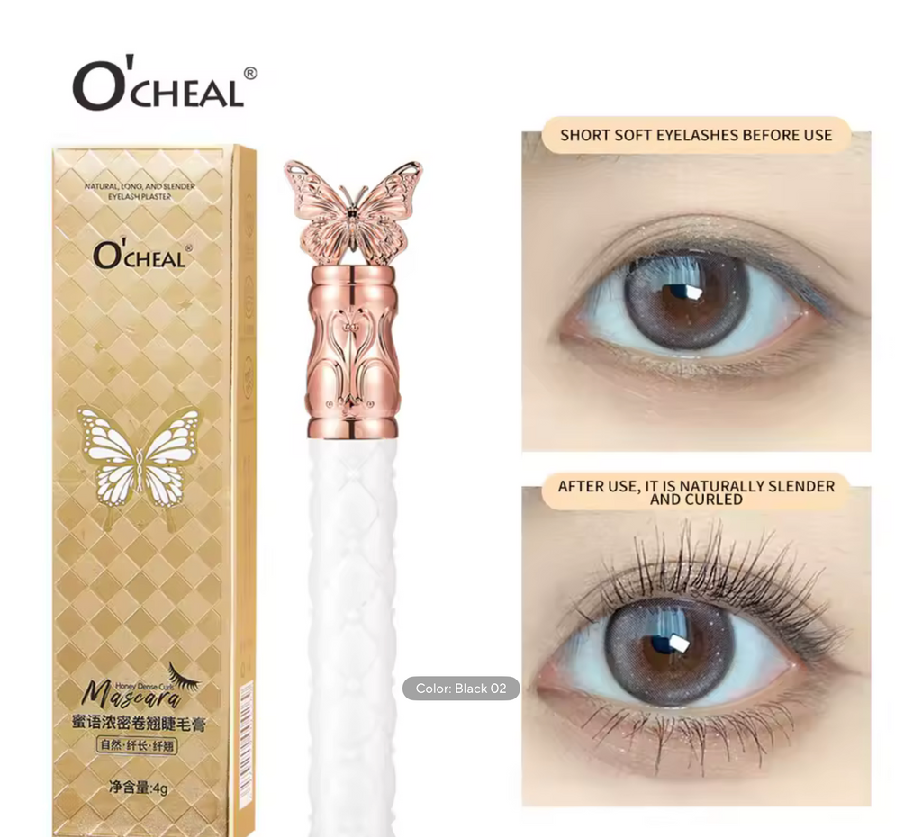 O'cheal Mascara Black Lash Eyelash Brush 3D Silk Thick Curling Lengthening Eyes Lashes Beauty Makeup Cosmetics Extension Mascara